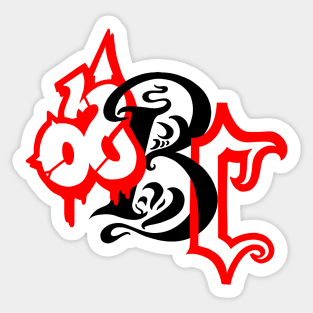 aBc Sticker